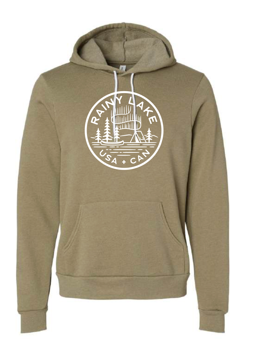 Aurora Boutique Turtleneck Sweat Hoodie AURORA HOODIE - HEATHER OLIVE