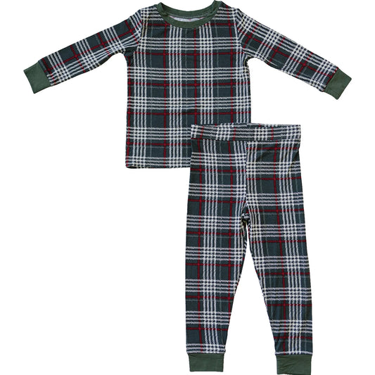 GREEN PLAID SET